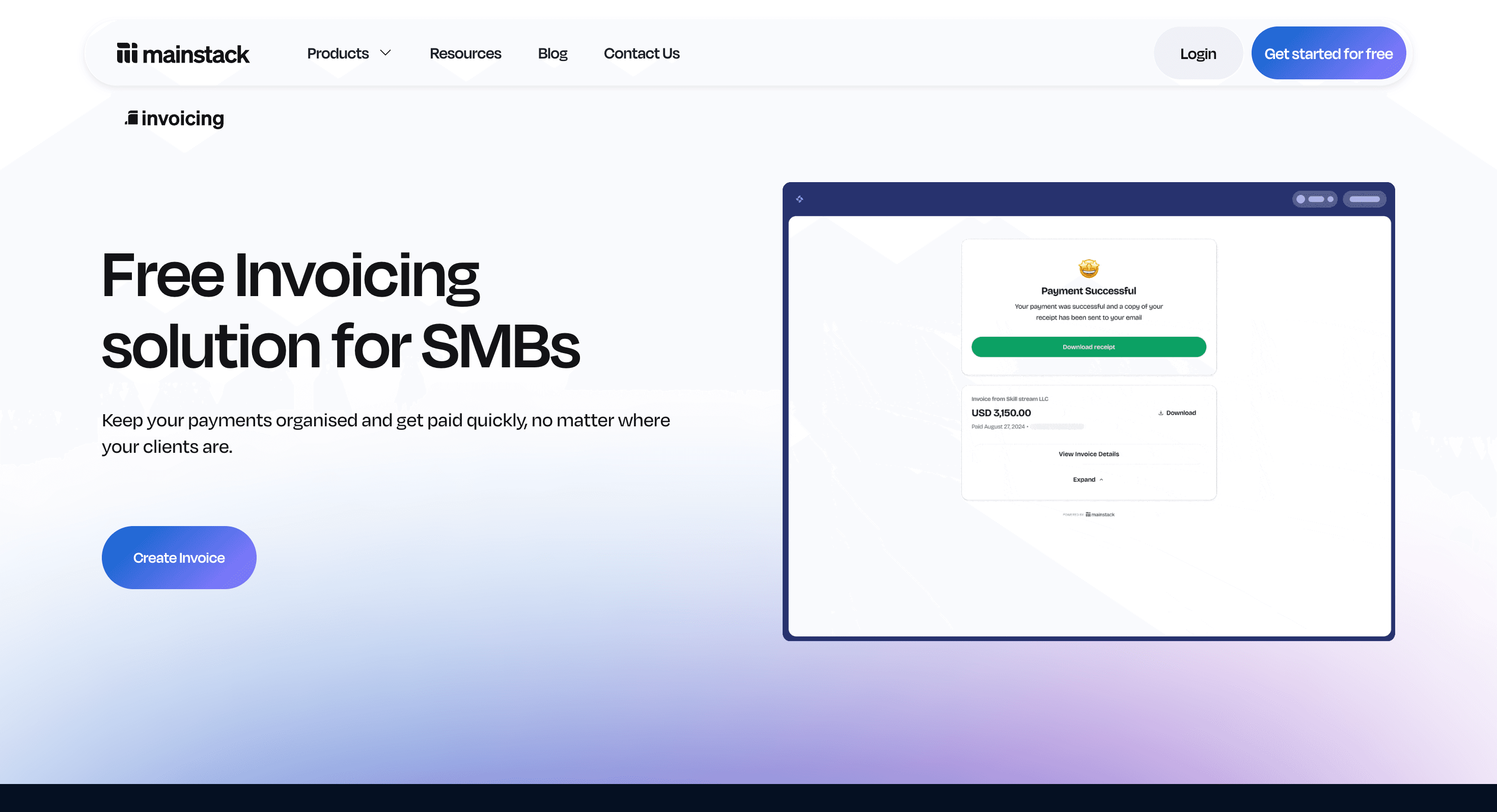 Mainstack Invoicing
